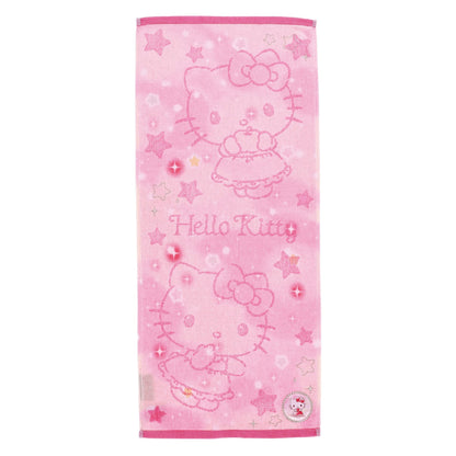 Marushin Face Towel Hello Kitty Cotton 100% Antibacterial Gift