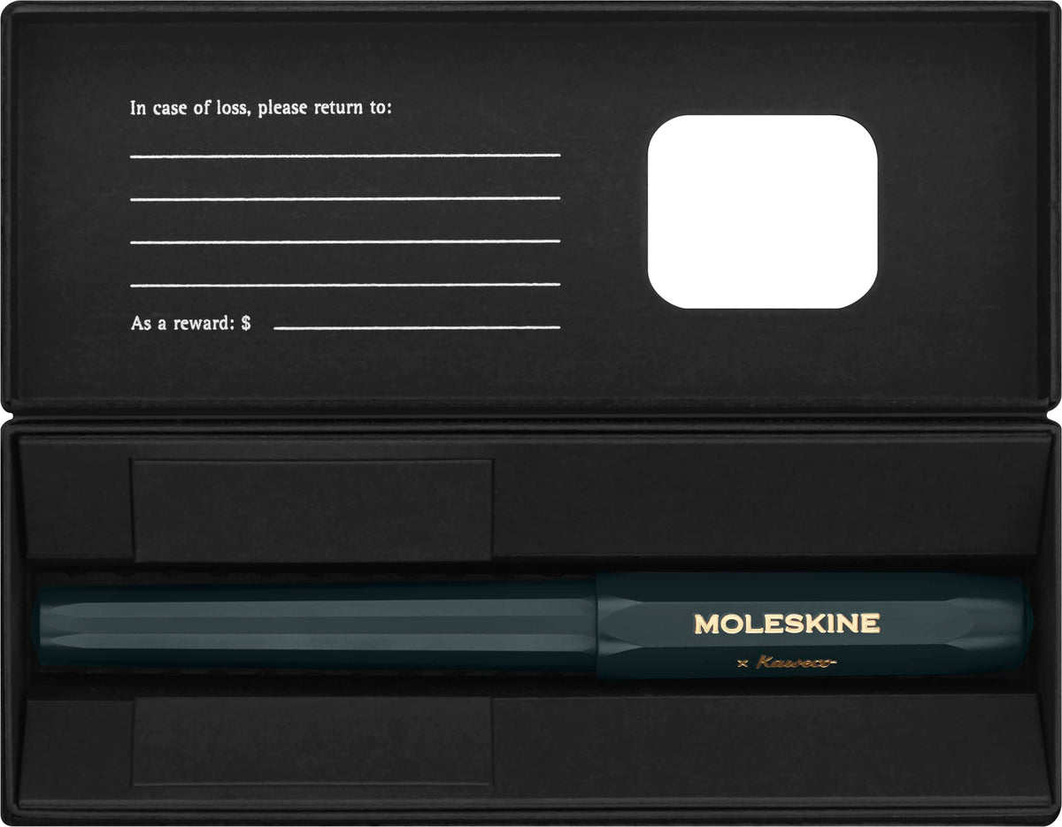 Moleskine Kaweco Ballpoint Pen Green Stylish Design