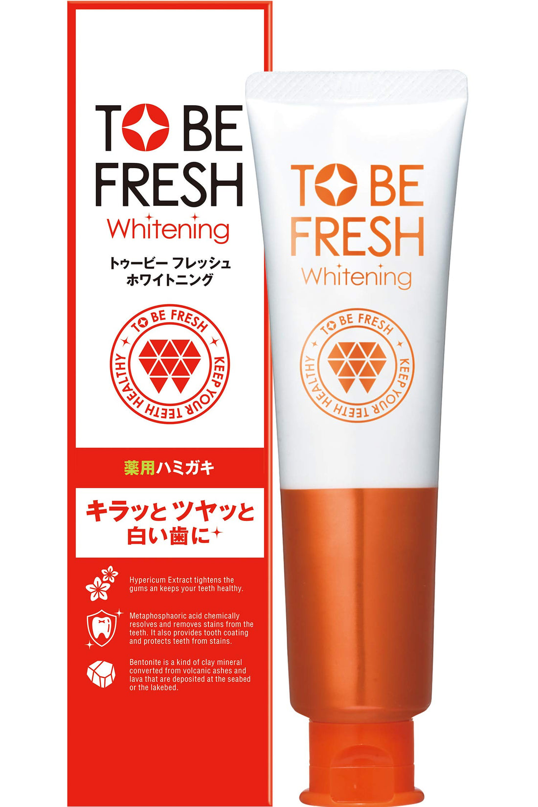 TO BE FRESH Whitening Toothpaste 100g for Brightening Smile