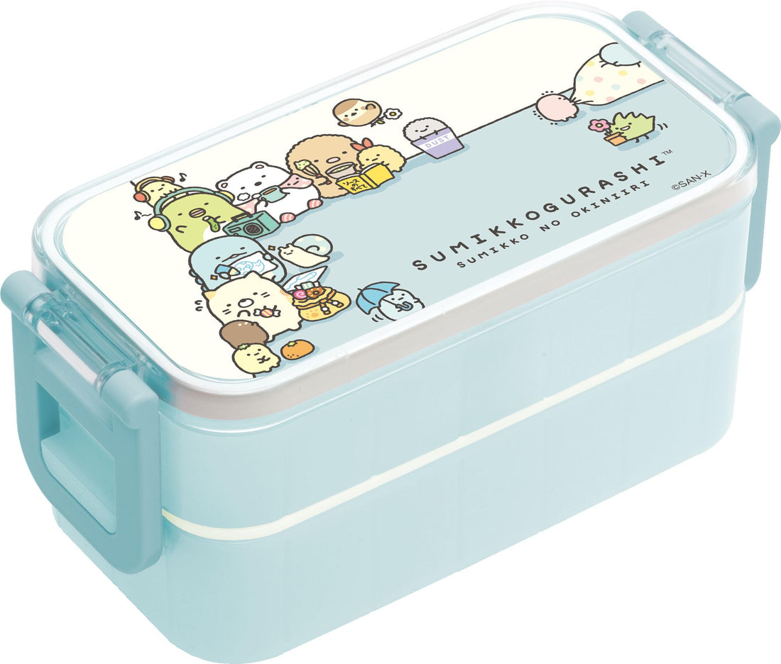 San-X Sumikko Gurashi Two-Tier Lunch Box with Locking Mechanism