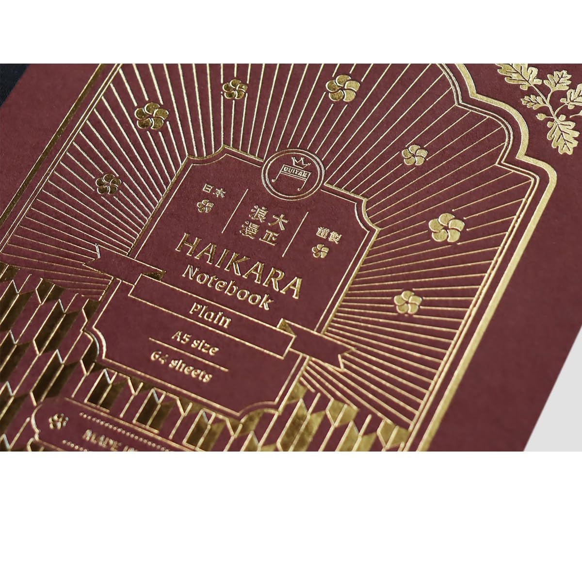 Teranishi Chemical Guitar Taisho Roman High Color Notebook Dark Red