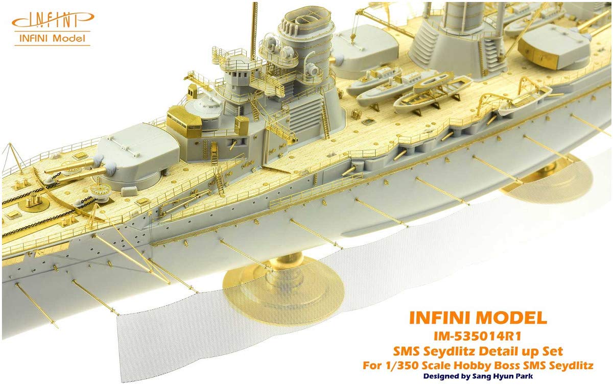 Infini Model 1/350 Scale Parts Set for German Navy Cruiser Seydlitz