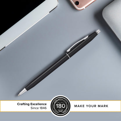 Cross Classic Century Black Lacquer Ballpoint Pen Premium Gift Box