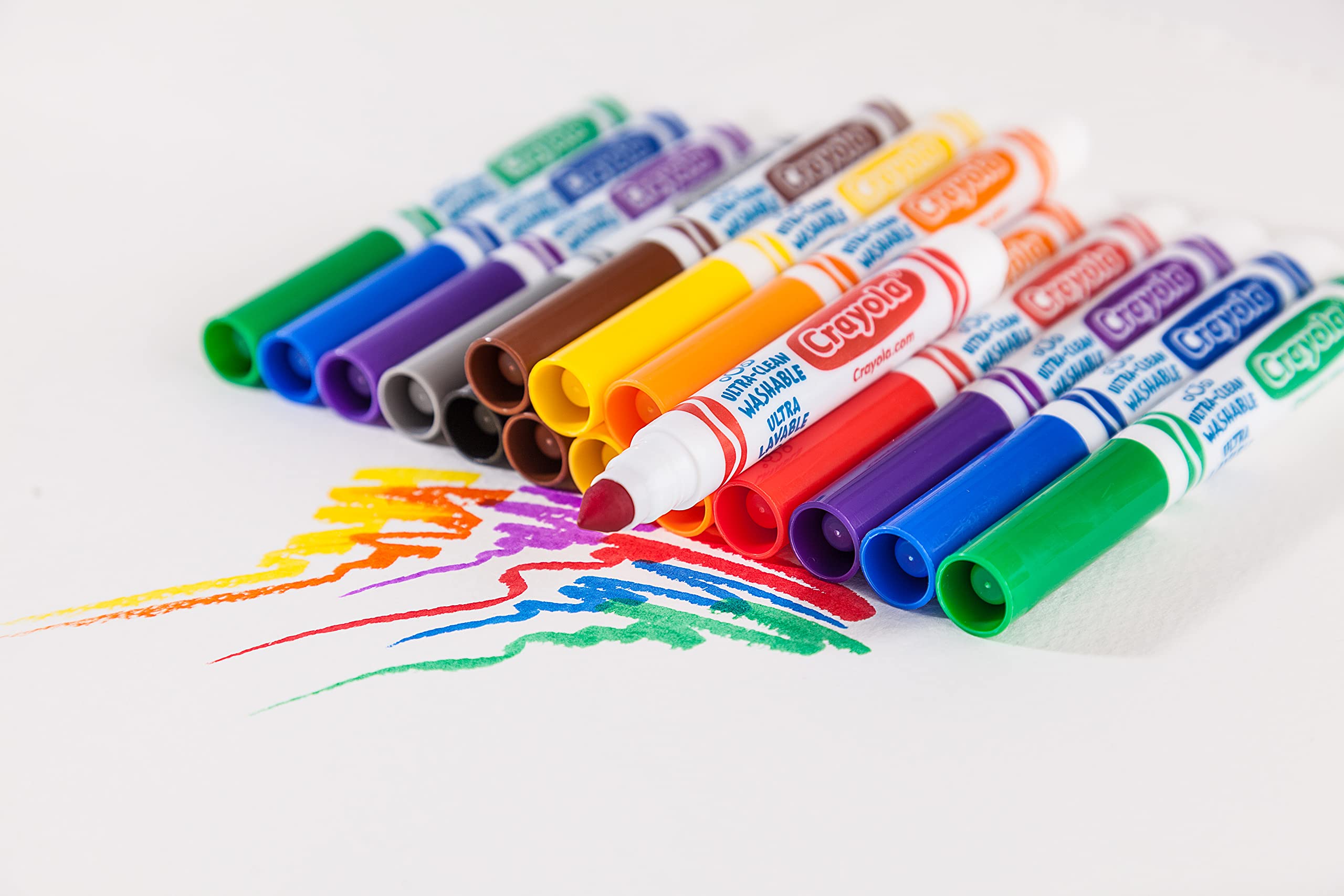 Crayola Washable Markers 40 Colors Big Set for Creative Fun