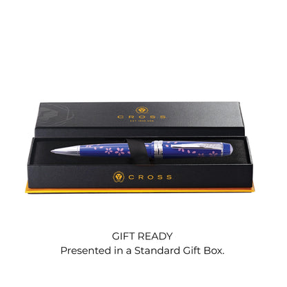 CROSS Bailey Light Ballpoint Pen Sakura Collection Blue Limited Edition