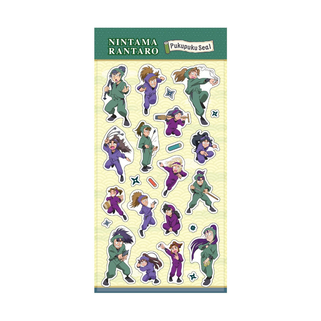 Toshin Pack Ninja Rantarou Puku Puku Stickers for Grades 4-6