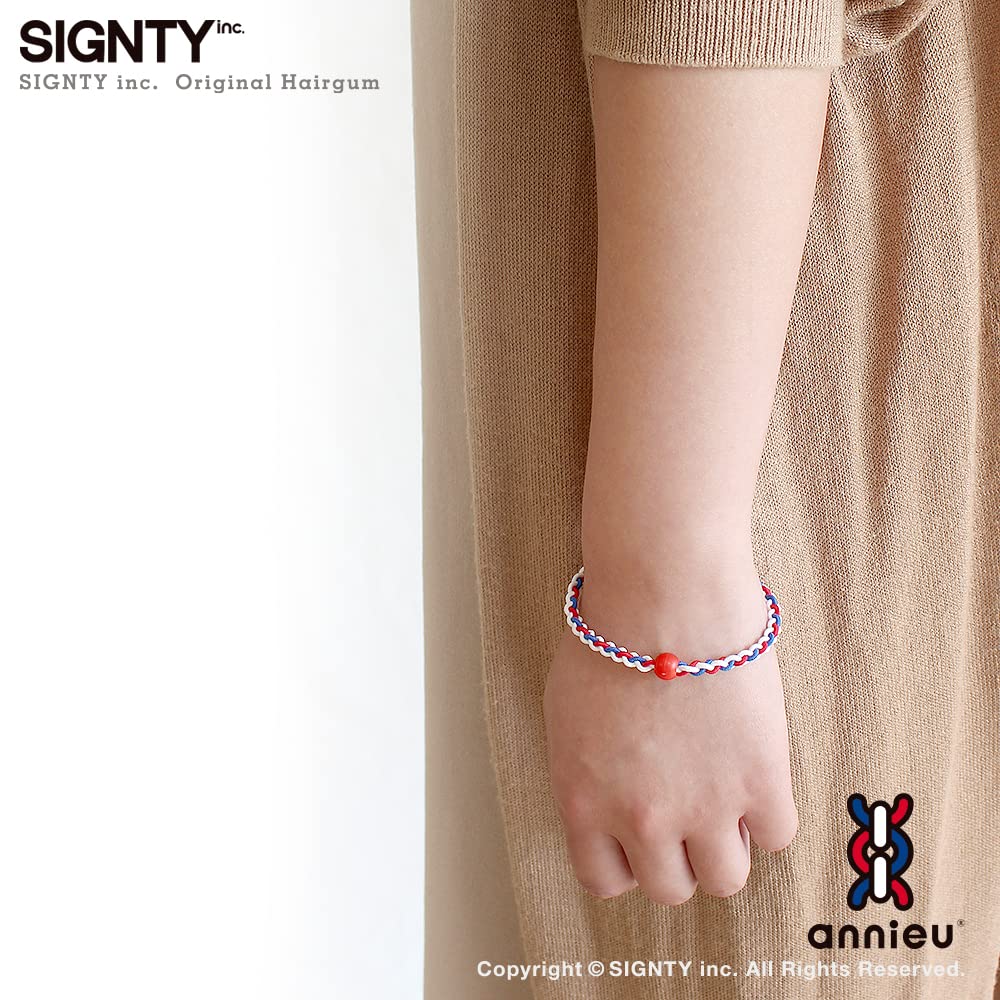 annieu Versatile Hair Tie Accessory Bracelet Deep Purple for Daily Style