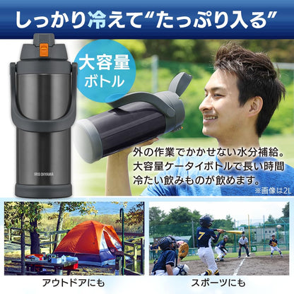 IRIS OHYAMA Sports Jug 3L Vacuum Insulated Drink Bottle