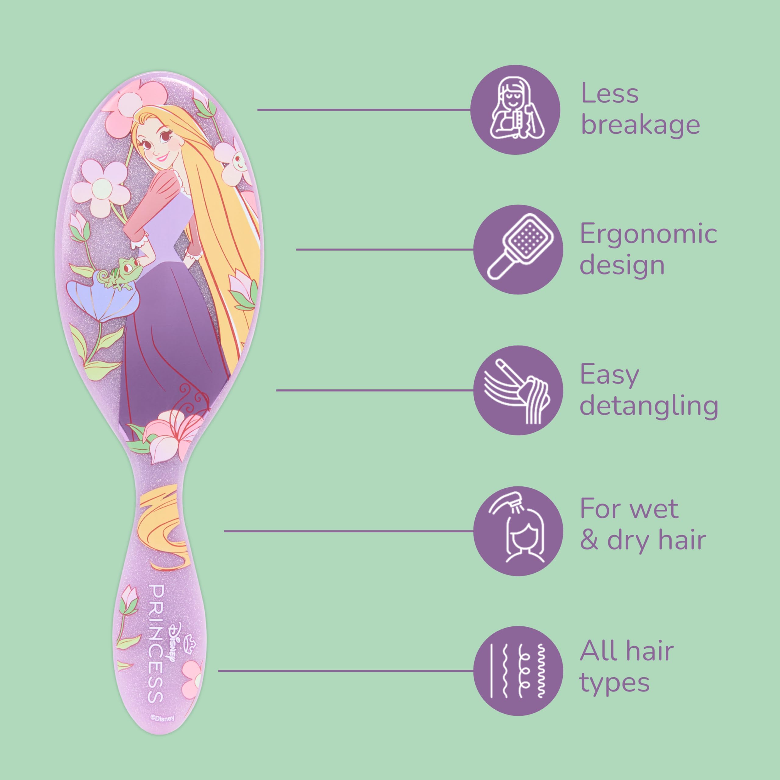 Wet Brush Original Detangler Disney Dreamy Princess Rapunzel