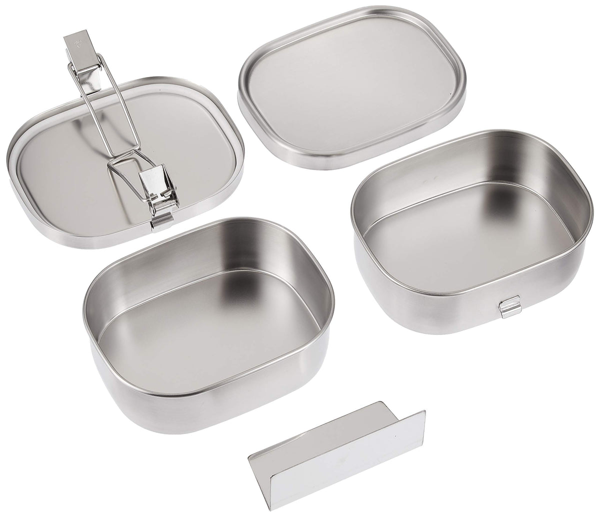Kobo-aizawa Lunch Box Square Small 2-Tier for Japanese Meals