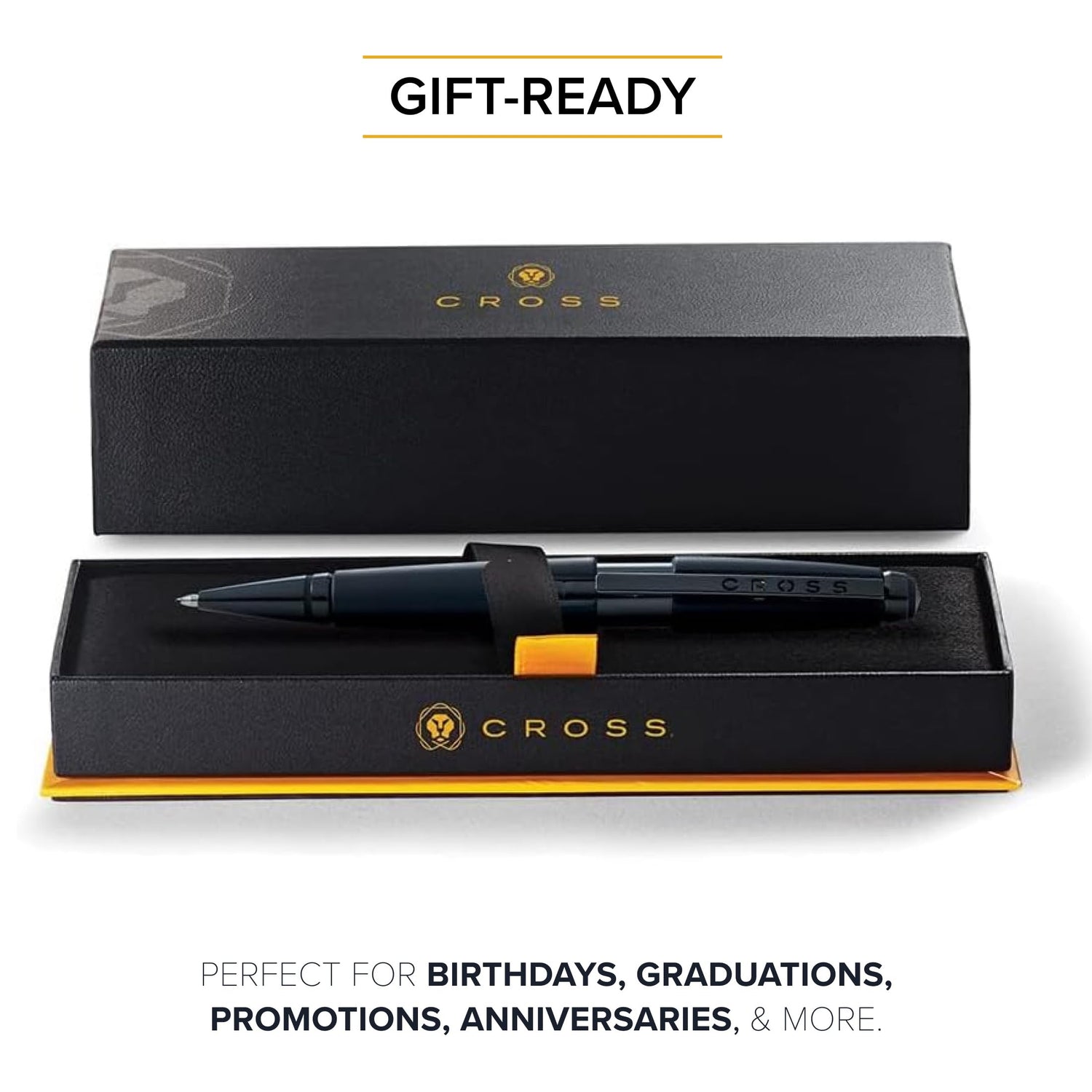 Cross Edge Ballpoint Pen Matte Black Lacquer for Smooth Writing