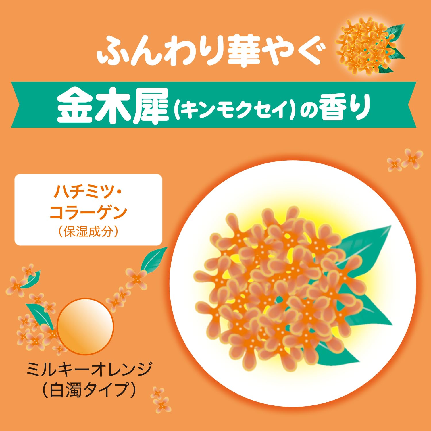 Bakuaseyu Bath Salt with Sweet Osmanthus Scent 60g