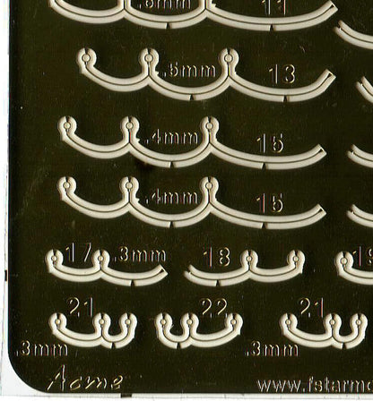 Five Star Model 1/350 Etched Footrope Parts for Ship Models