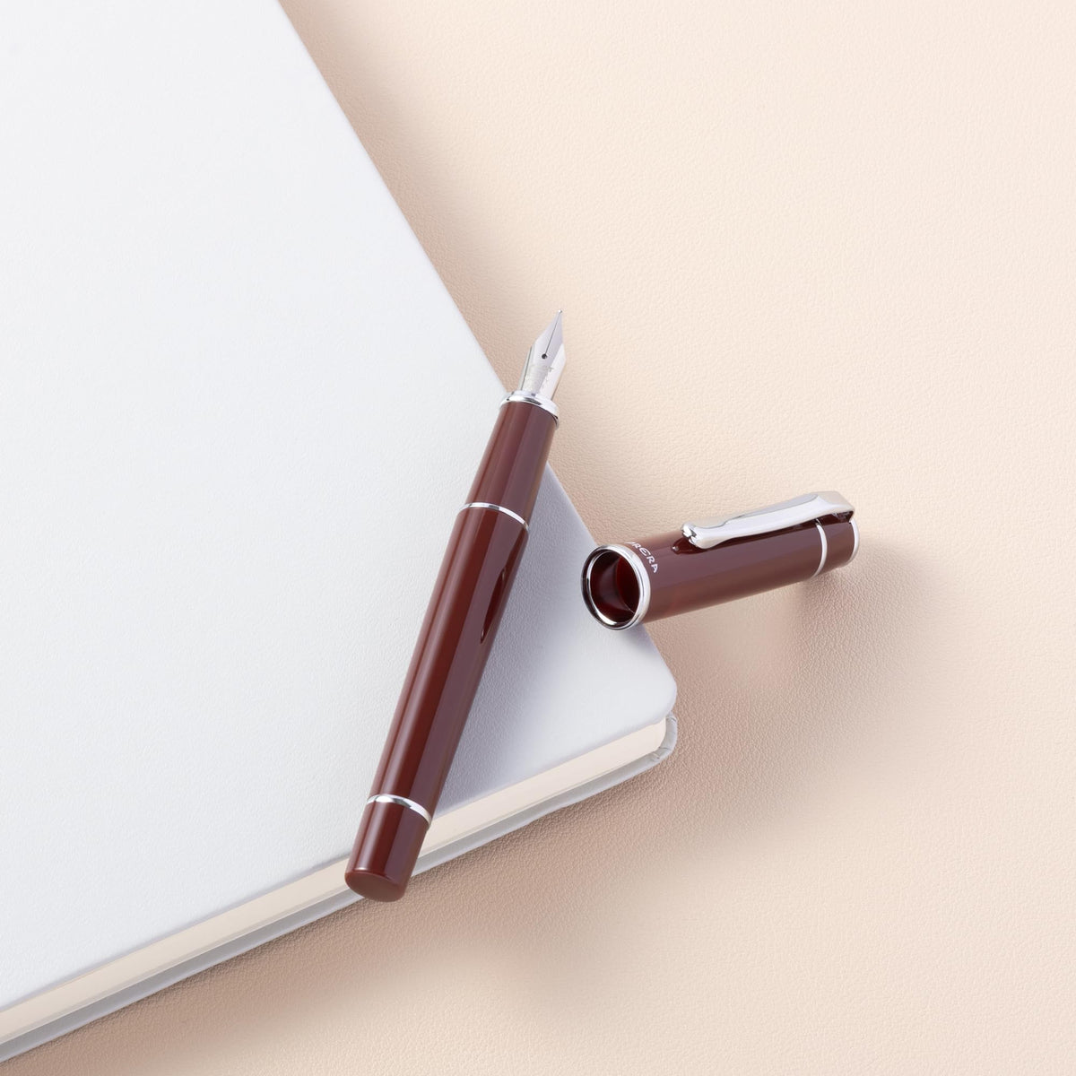 PILOT Preppy Fountain Pen Fine Point Red Brown
