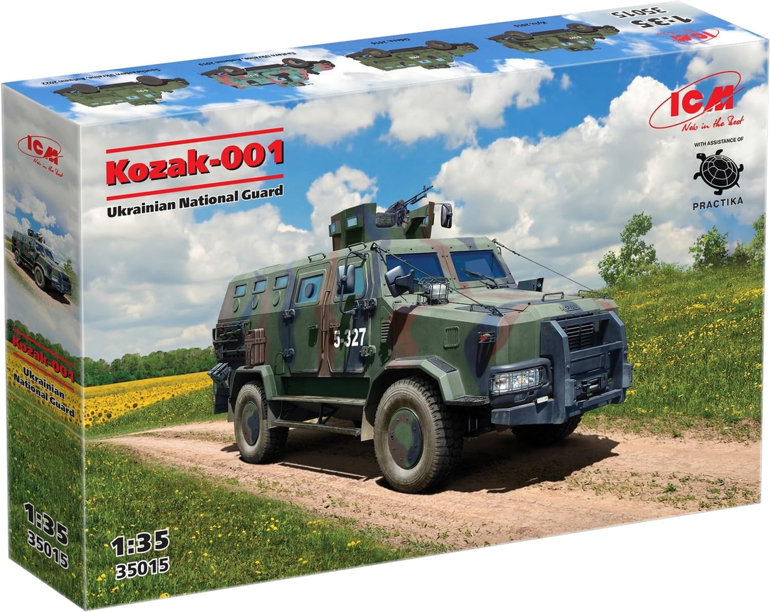 ICM 1/35 Ukraine Kozak-001 National Guard Model Kit