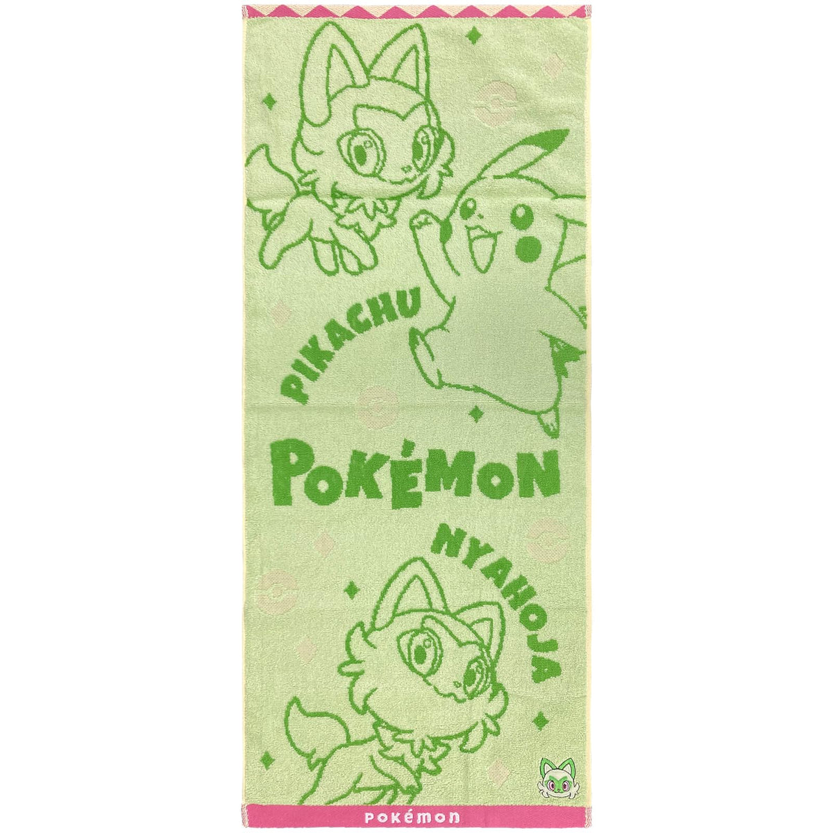 Hayashi Face Towel Featuring Pokemon Nyaoha 34x80cm