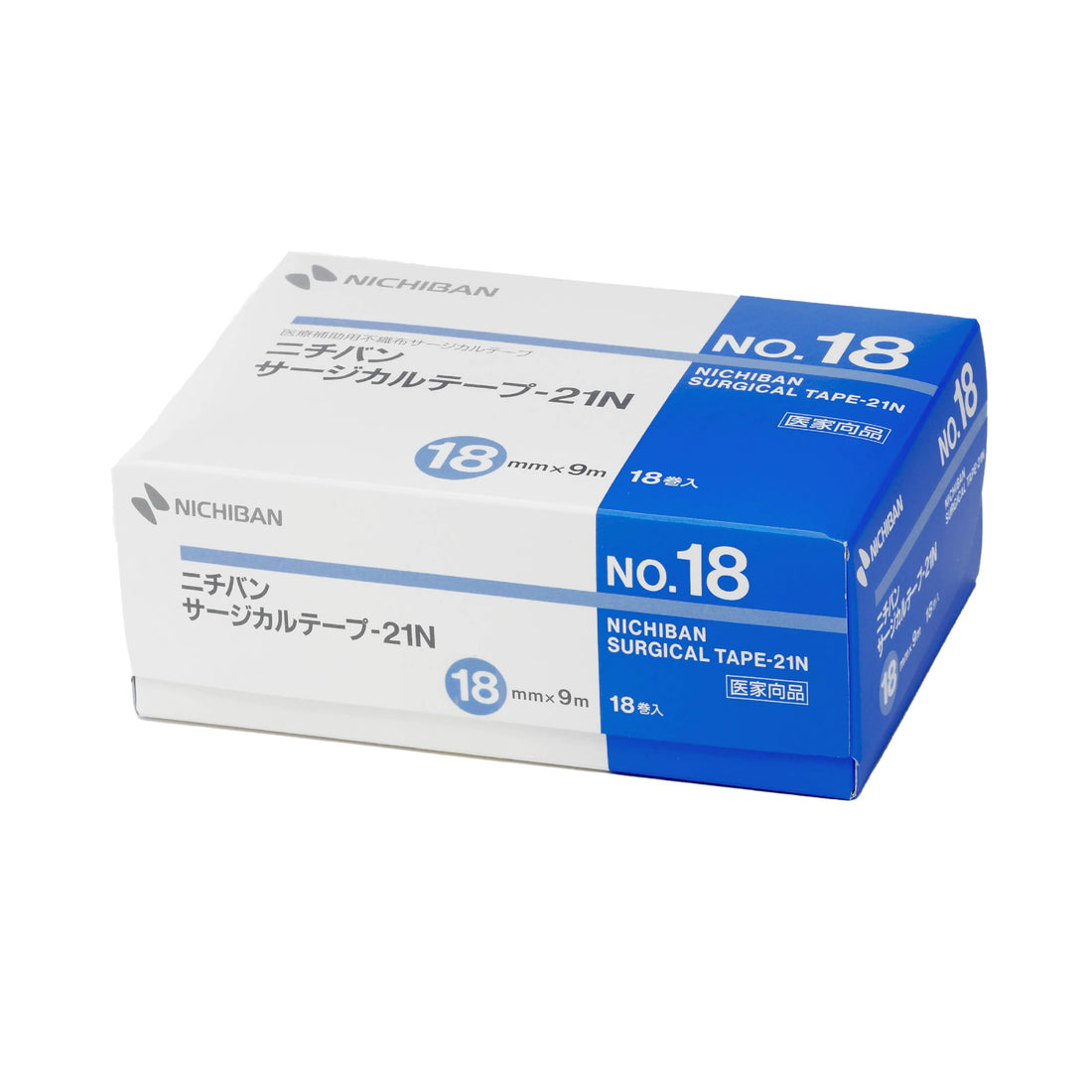 NICHIBAN Surgical Tape 18mm x 9m for Gentle Adhesion