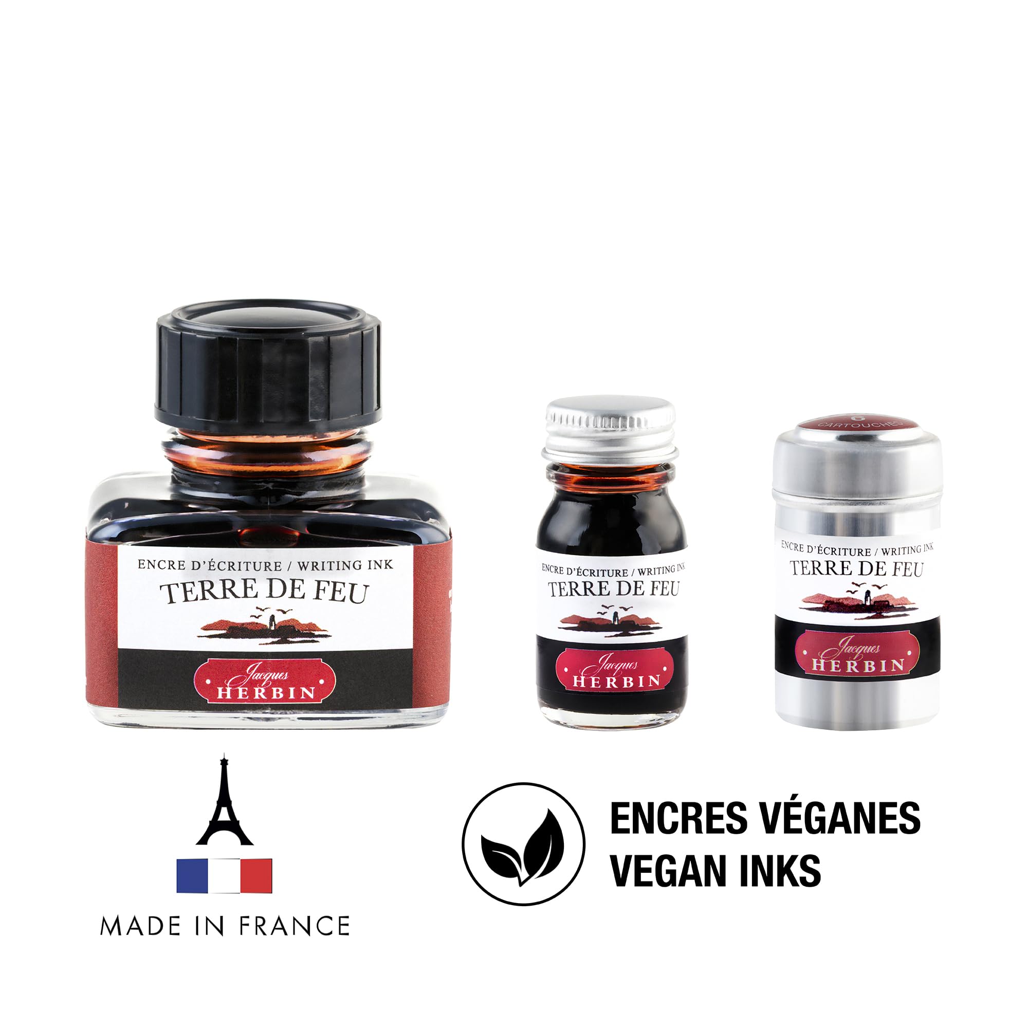 Herbin Traditional Ink Tierra del Fuego 30ml for Fountain Pens