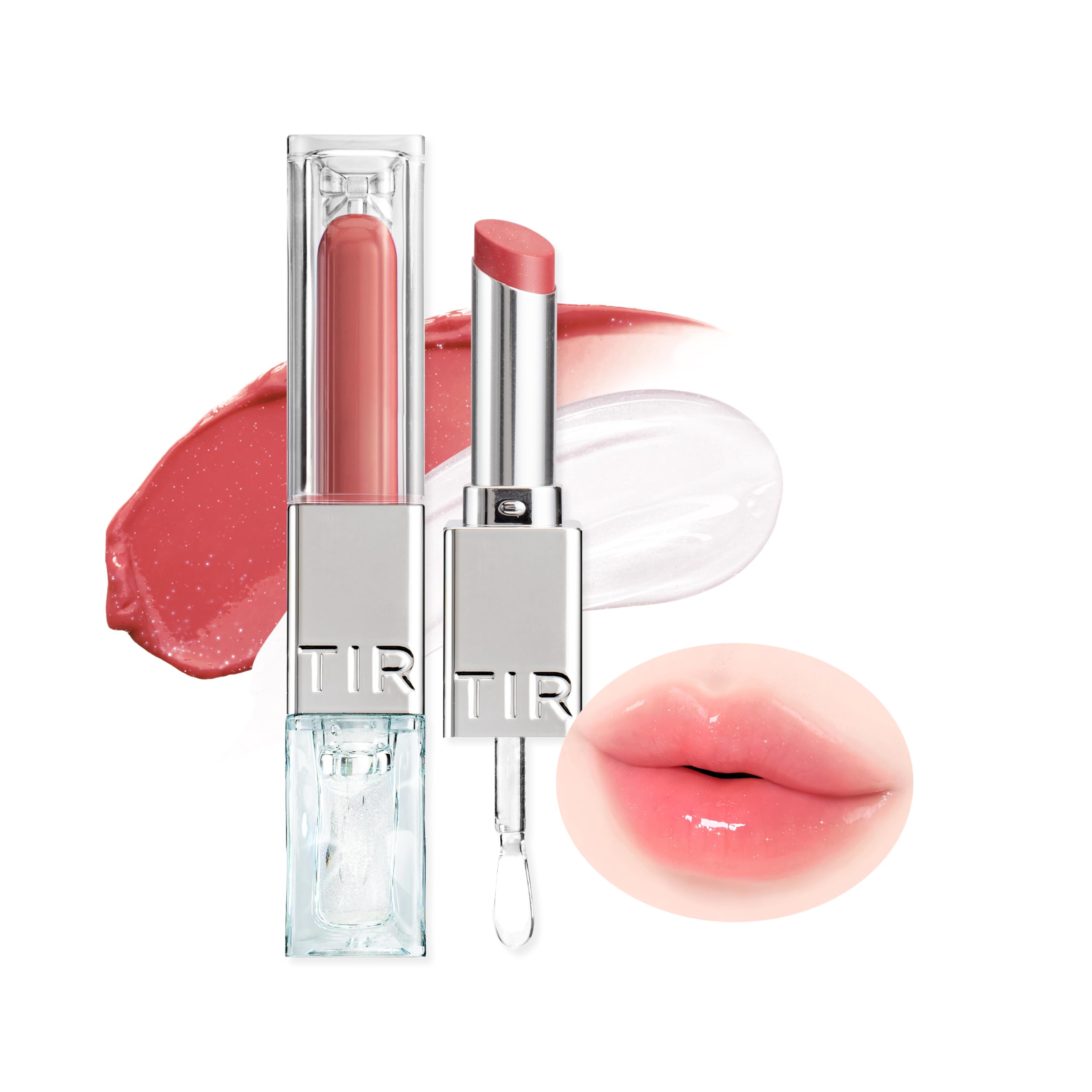 TIRTIR Melting Glow Dual Lip Balm and Plumper 1.5g Each