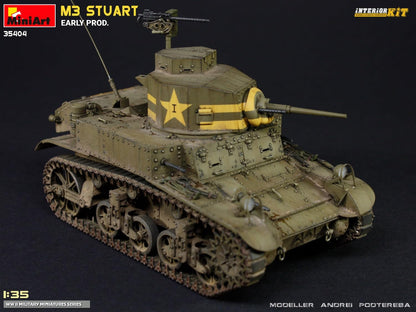 Miniart 1/35 American M3 Stuart Early Type Interior Kit Model