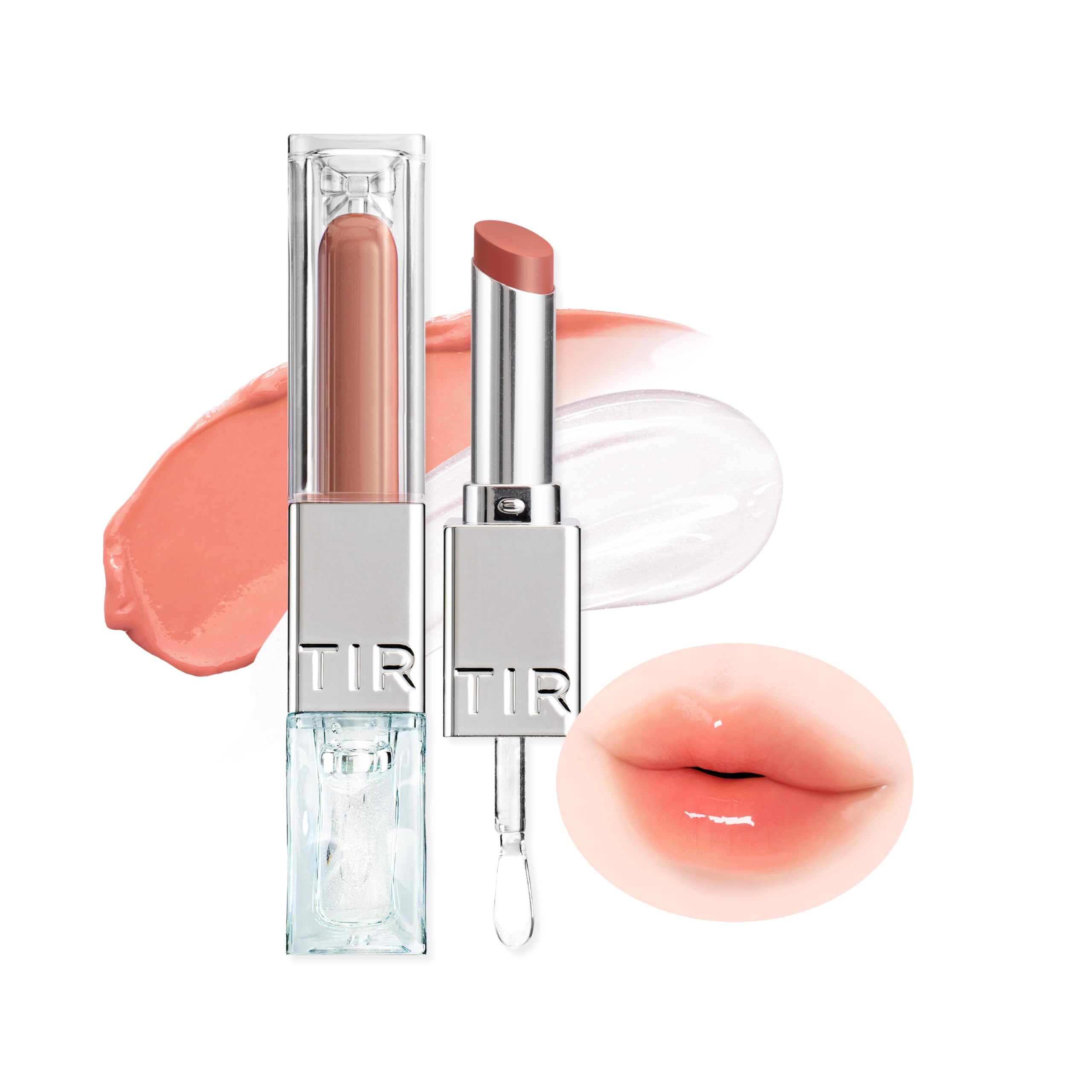 TIRTIR Melting Glow Dual Lip Balm and Plumper Set 1.5g Each