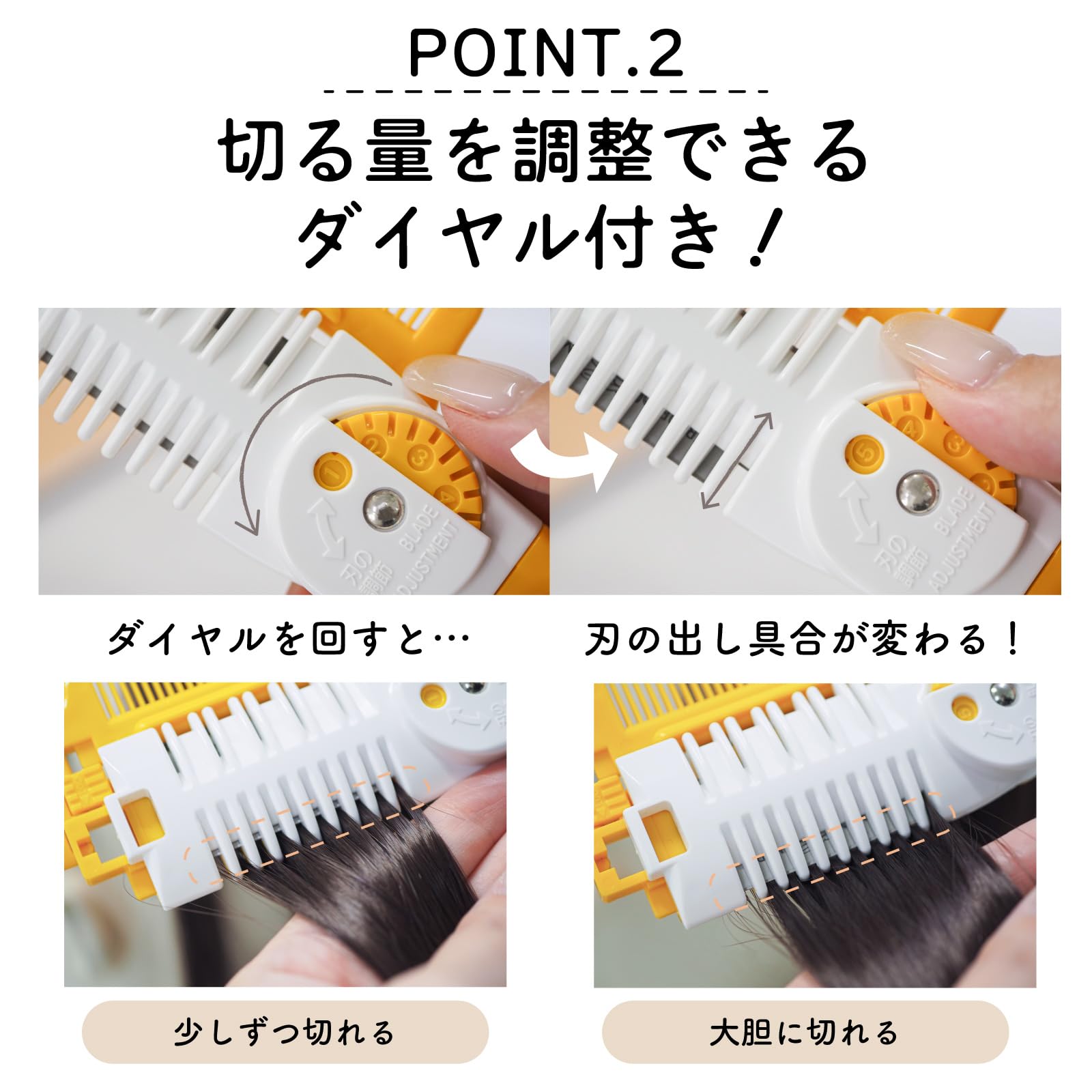 Green Bell Dial Hair Cutter for Babies with Comb