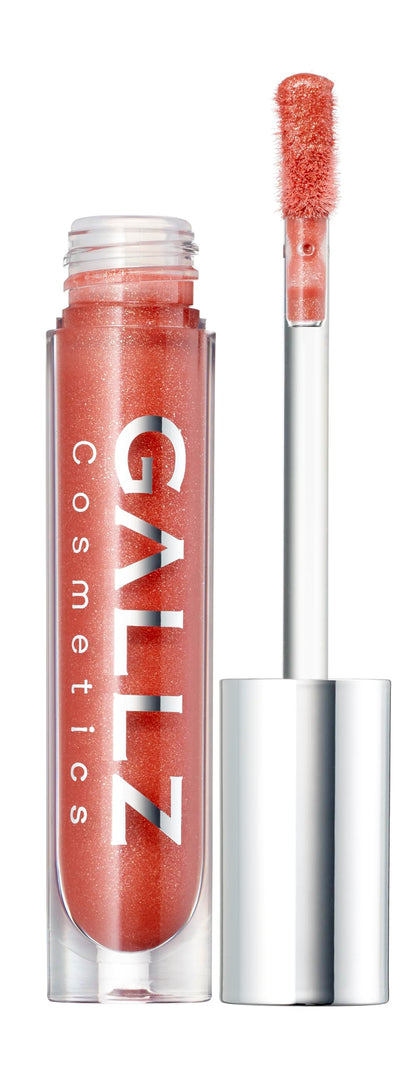 GALLZ Lip Gloss with Shimmer 02 Rin ROSE 2.8g for Moisture and Shine
