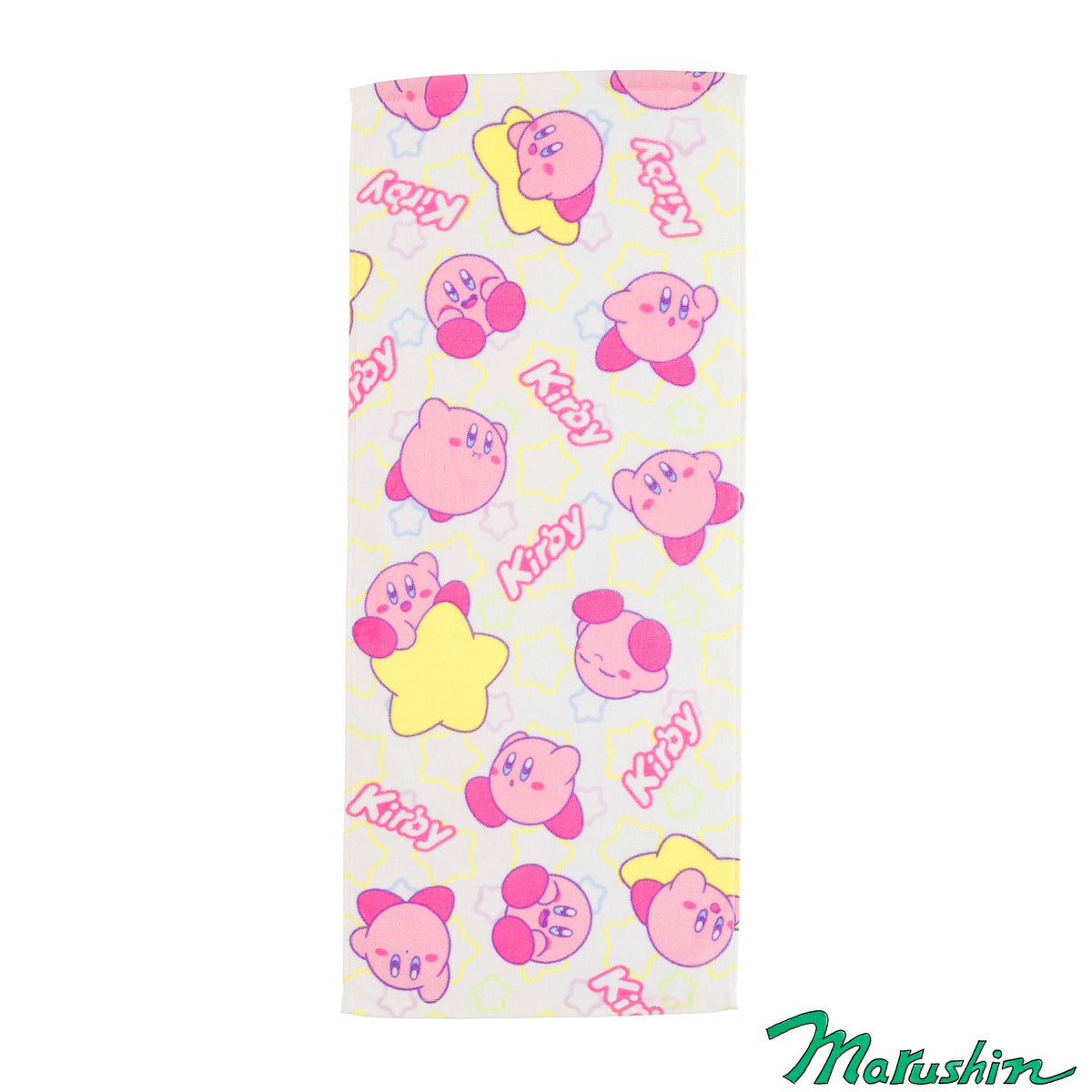 Marushin Face Towel Set featuring Nintendo Kirby Star Parade
