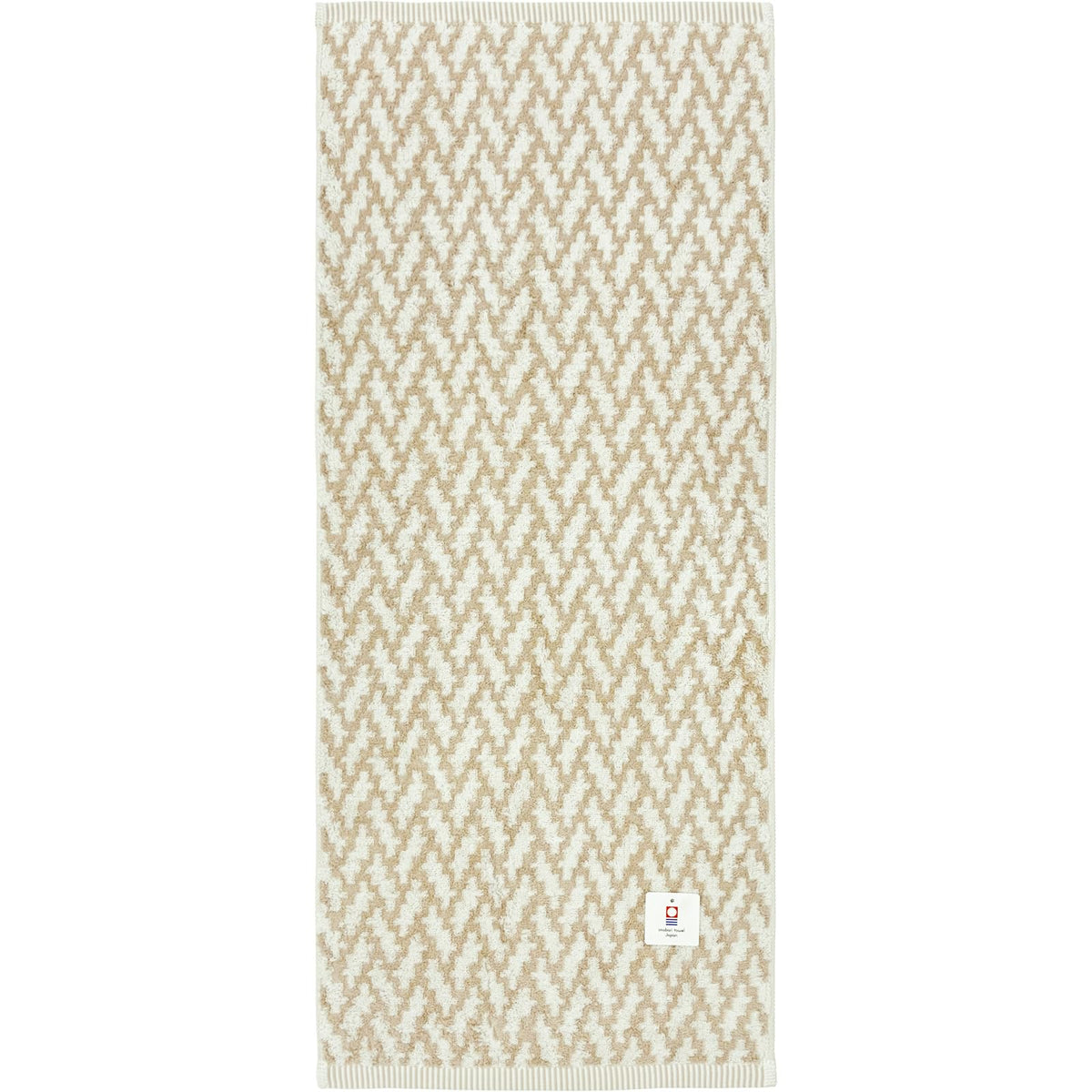 Hayashi Face Towel Soft Beige 34x80cm for Daily Use