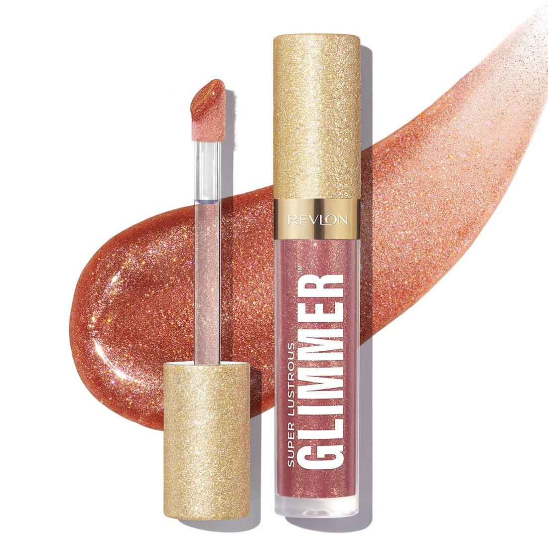 REVLON Super Lustrous Glimmer Gloss 005 Grayed Almond 3.8mL Lip Gloss