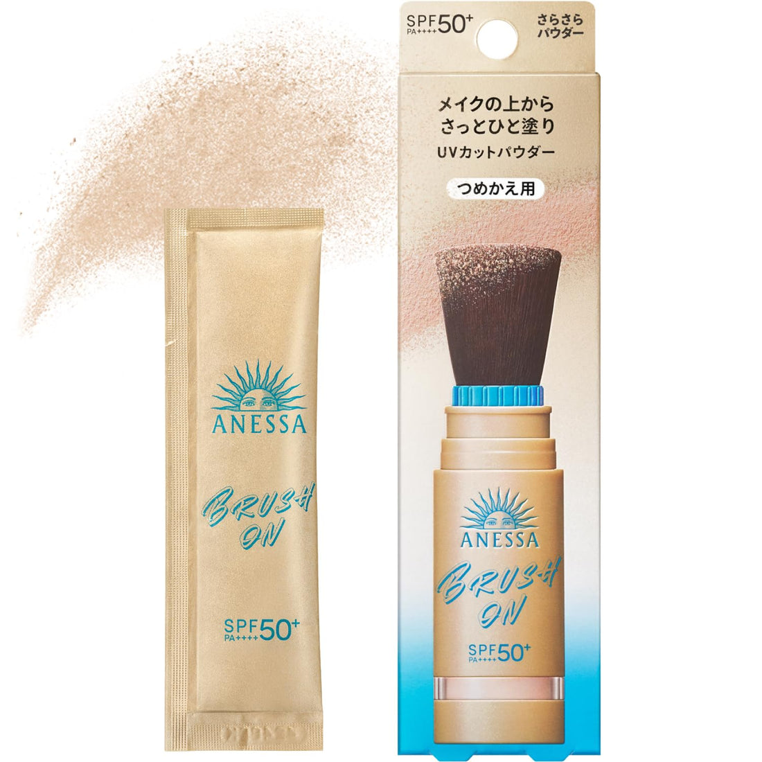ANESSA Perfect UV Brush-On Powder Refill SPF50 3g for Japanese Skincare