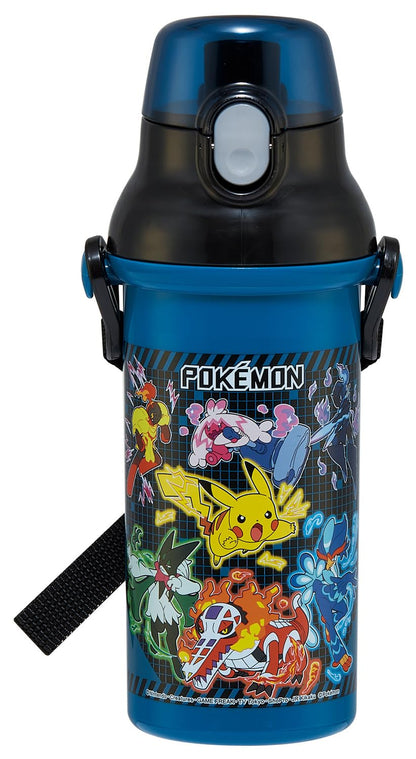 Skater Kids Water Bottle 480ml with One-Touch Design