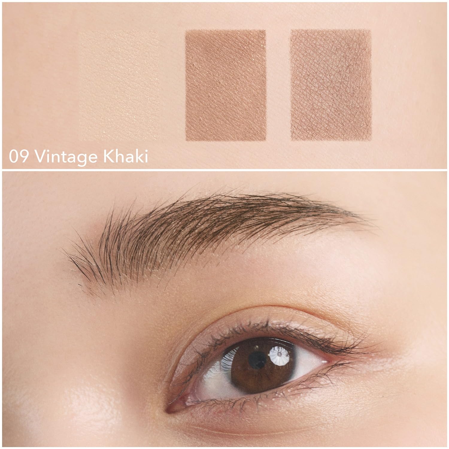 Celvoke Indicate Eyebrow Powder Vintage Khaki with Brush