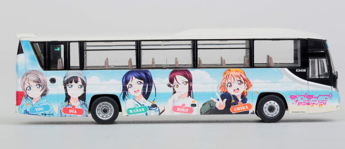 TOMYTEC The Bus Collection Diorama of Fuji-Q City Bus Love Live Sunshine