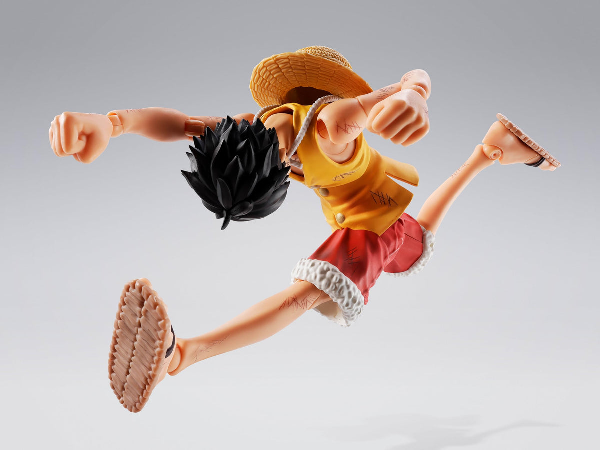 TAMASHII NATIONS S.H. Figurearts One Piece Monkey D. Luffy Marineford Figure 145mm