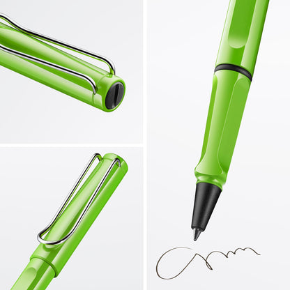 LAMY Safari Green Rollerball Pen with Ergonomic Grip