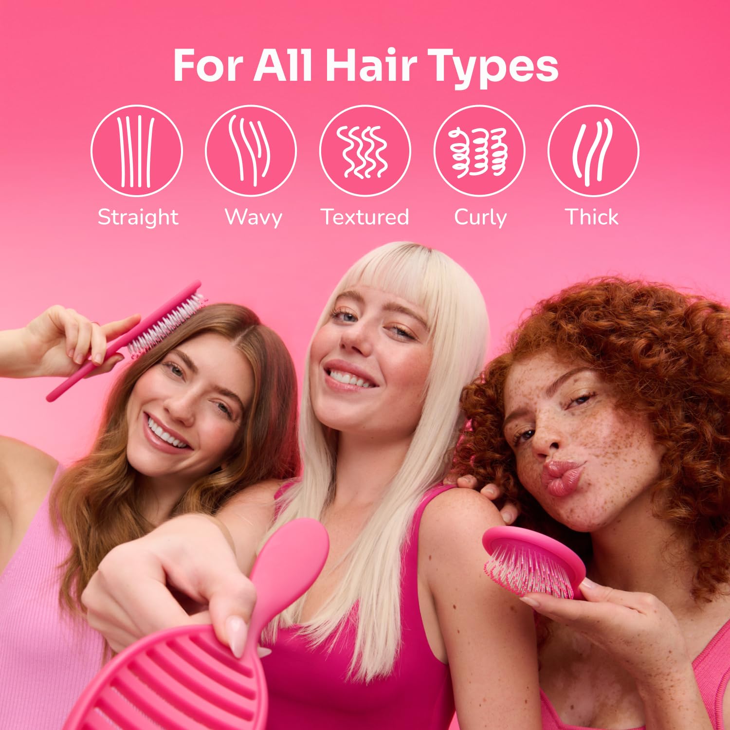 Wet Brush Original Detangler Disney Hello Daisy for Effortless Styling