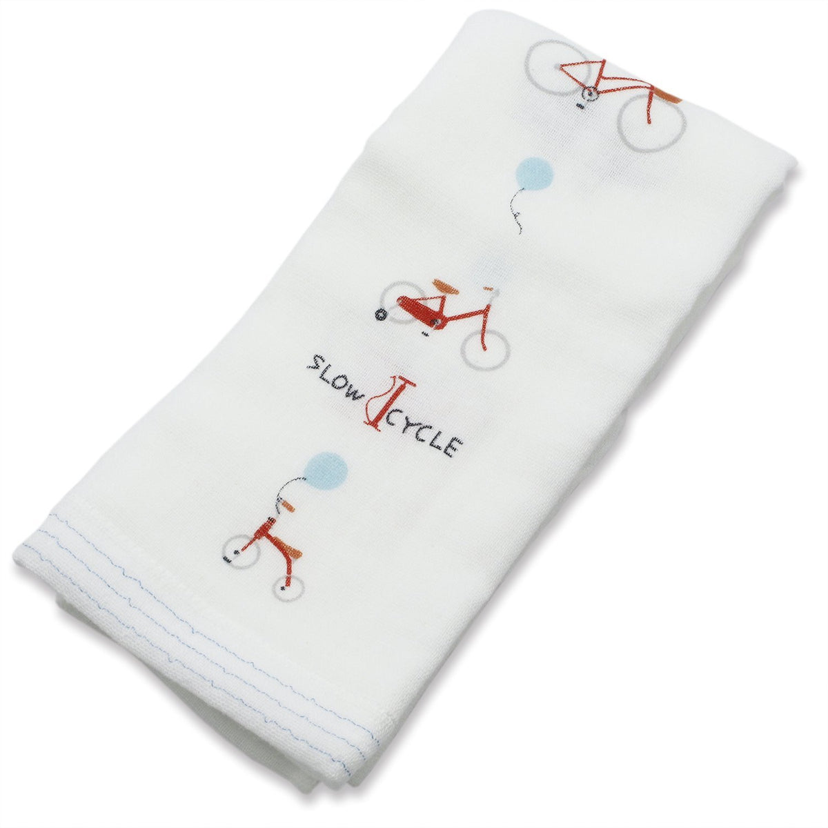 KONTEX Face Towel Made in Imabari Soft Gauze Blue 33x95cm