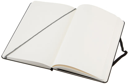Amazon Basics Classic Notebook L Size 13cm x 21cm Black