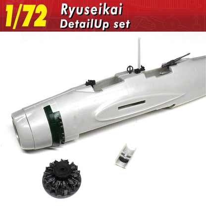 Hma 1/72 Shiden Kai Model Detail Upgrade Parts Set Made in Japan