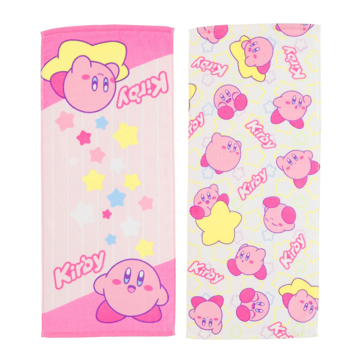 Marushin Face Towel Set featuring Nintendo Kirby Star Parade