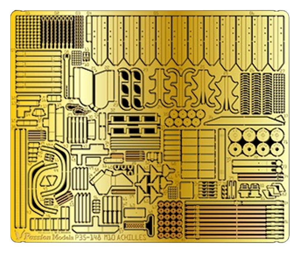 Passion Models 1/35 Achilles Etched Parts for Tamiya MM35366 Kits