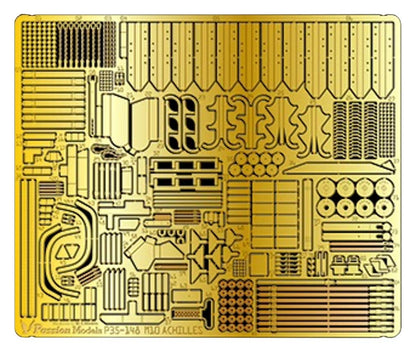 Passion Models 1/35 Achilles Etched Parts for Tamiya MM35366 Kits