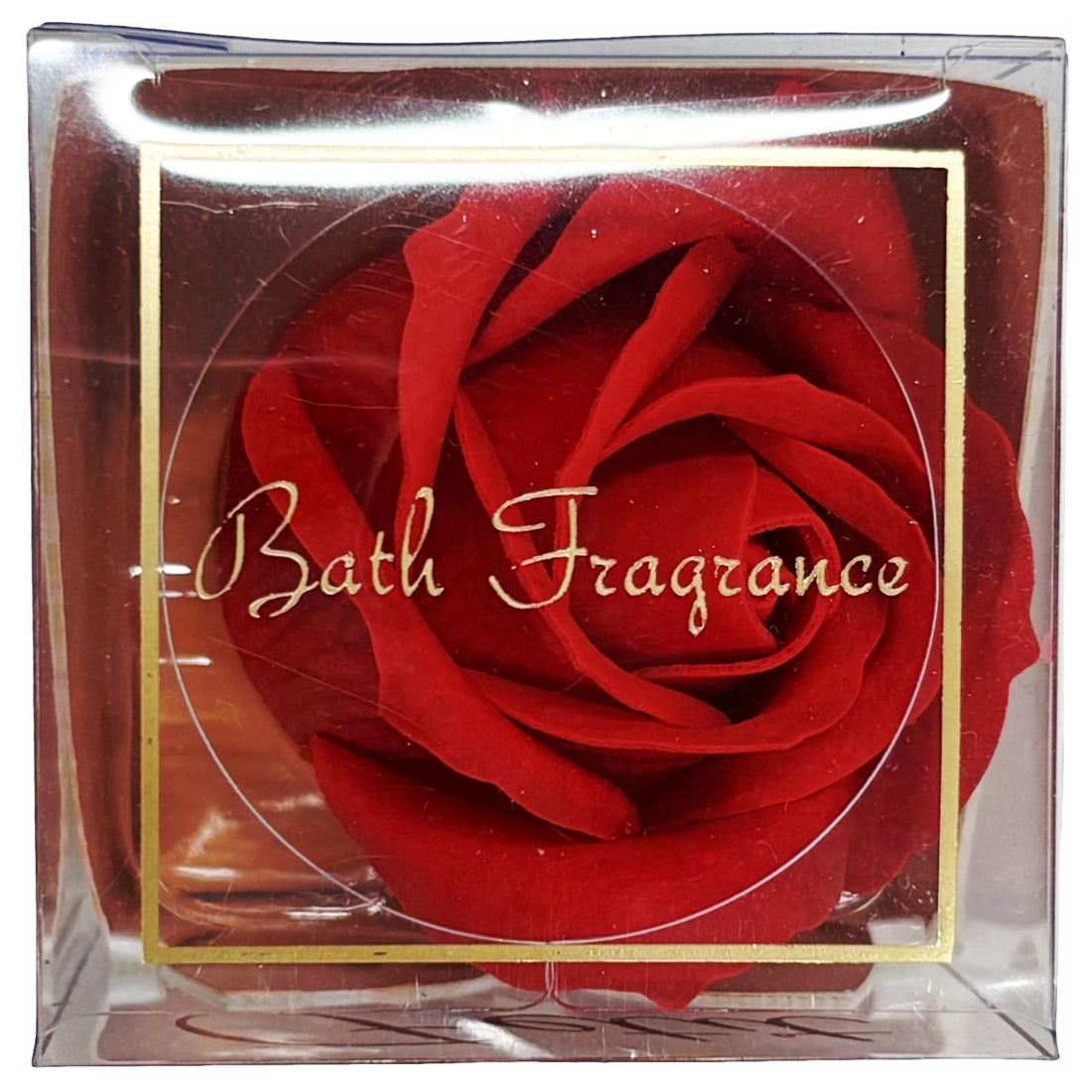 Q-FLA Bath Soak Soap Flower Set for Gifts Red 12pcs