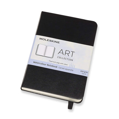Moleskine Watercolor Notebook Pocket Size Hard Cover Black
