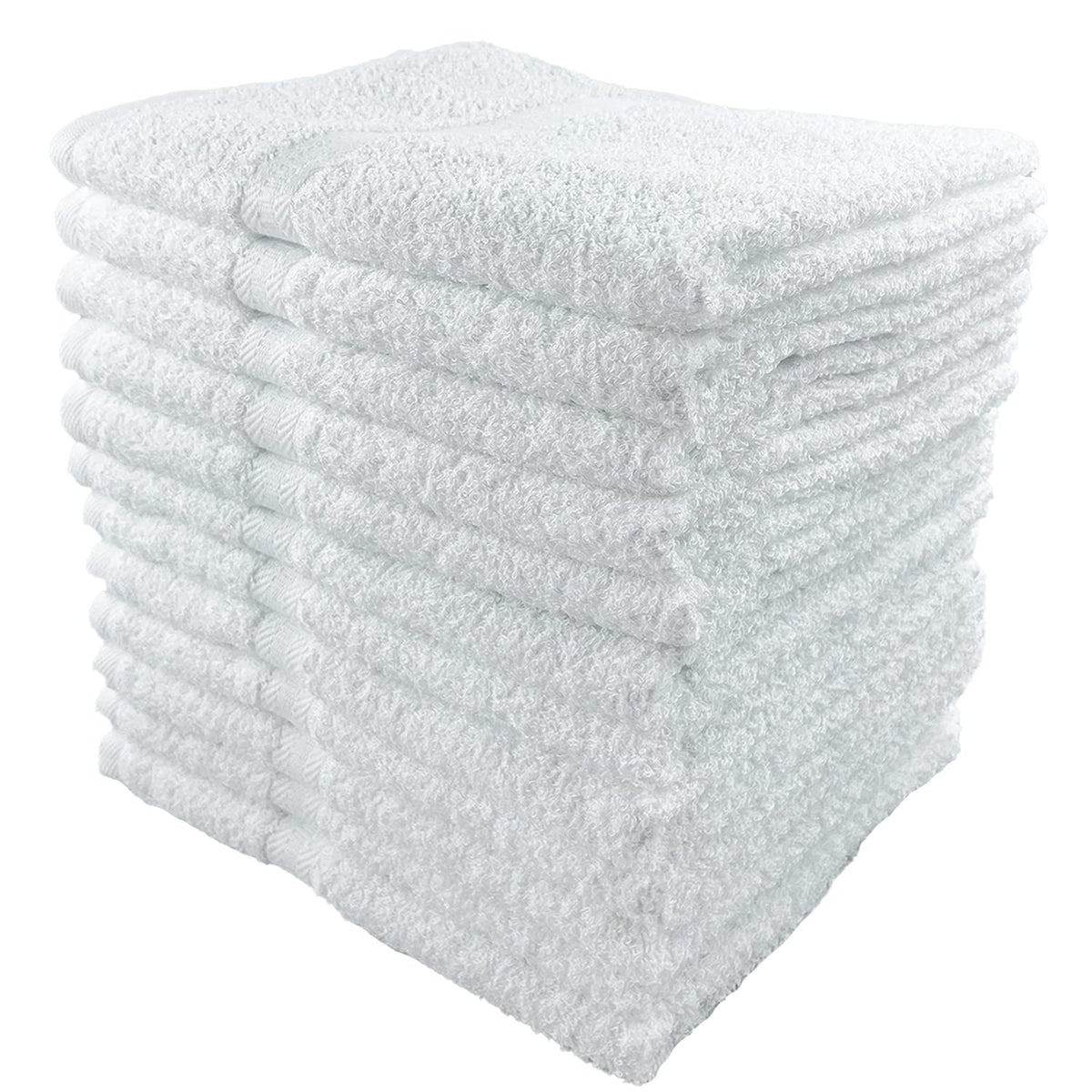 Senshu Towel White Face Towels 12-Pack Made in Japan