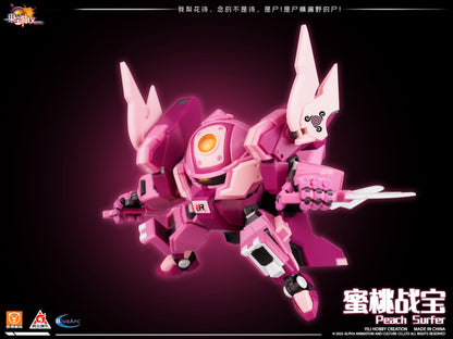 Yi Li Chuang Wan Fruty ROBO Peach Surfer Model Kit Assembly