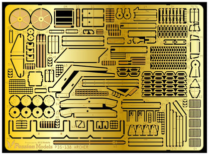 Passion Models 1/35 Archer Self-Propelled Gun Detail Parts Set
