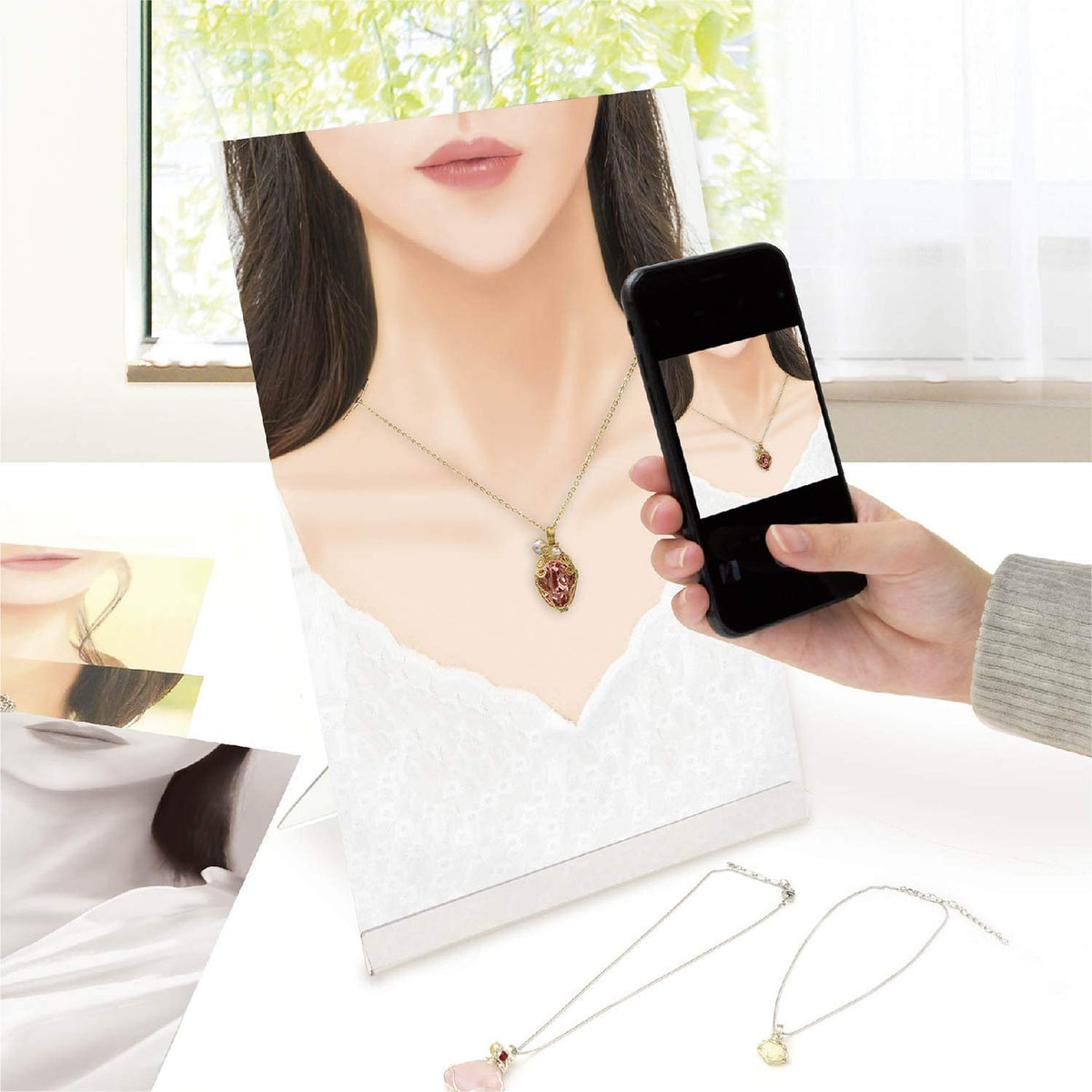 Sasagawa Original Works Necklace Display Kit for Photography