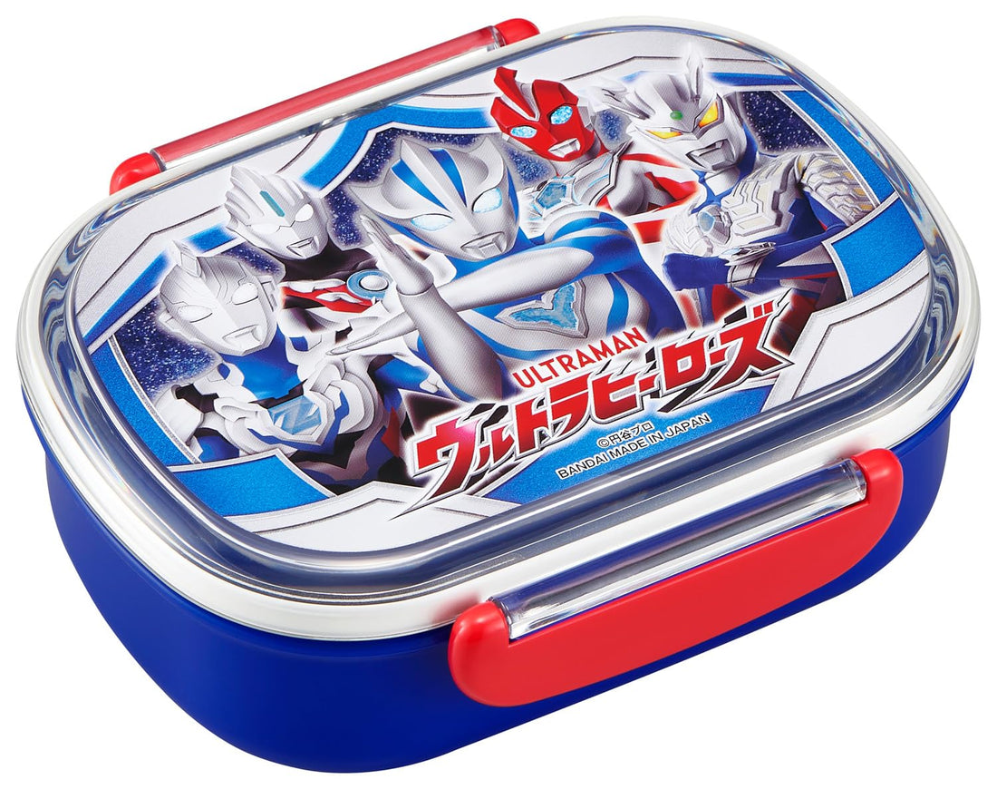 OSK Ultra Heroes Bento Box 360ml, Microwave &amp; Dishwasher Safe, Made in Japan